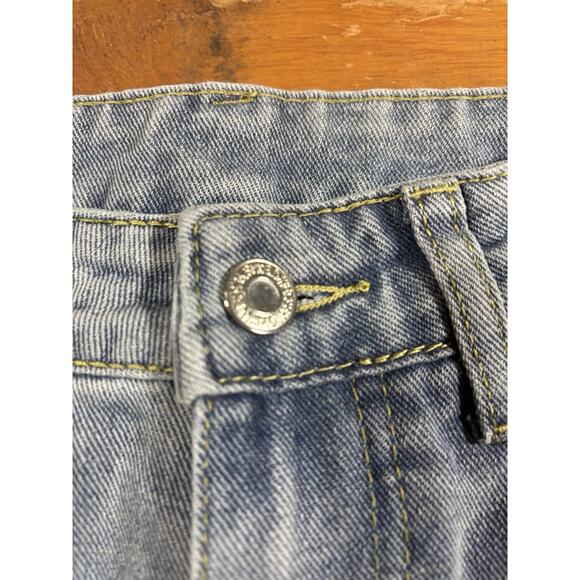 Guess Jeans Womens 28 Light Wash Denim High Rise Tapered Mom Jeans Vintage Y2K - Picture 3 of 6